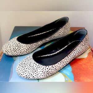 ⏰ Maiden Lane Dalmatian Ballet Flat Genuine Pony Hair - Size 10 ⏰ LAST WEEK!